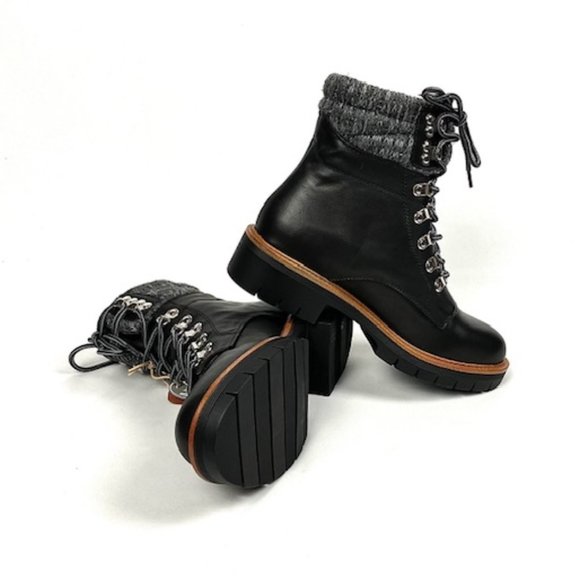 New Mia Regis Lace-Up Lug Sole Boot 7.5 & 8 - Picture 10 of 12